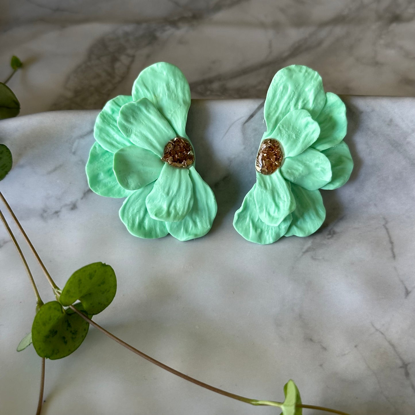 Aros Fran (Verde agua)