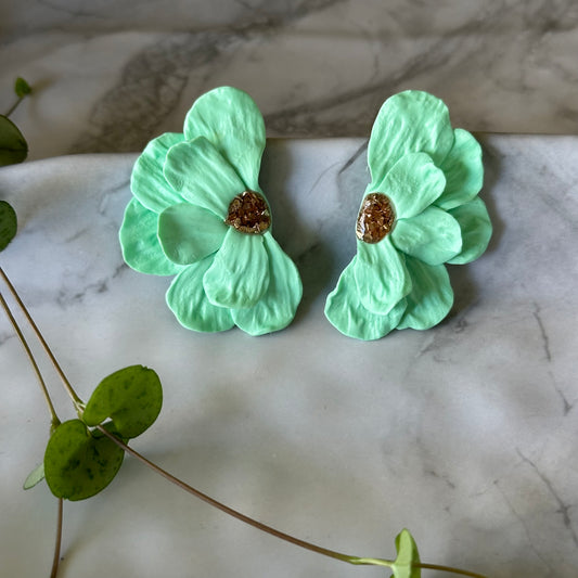 Aros Fran (Verde agua)