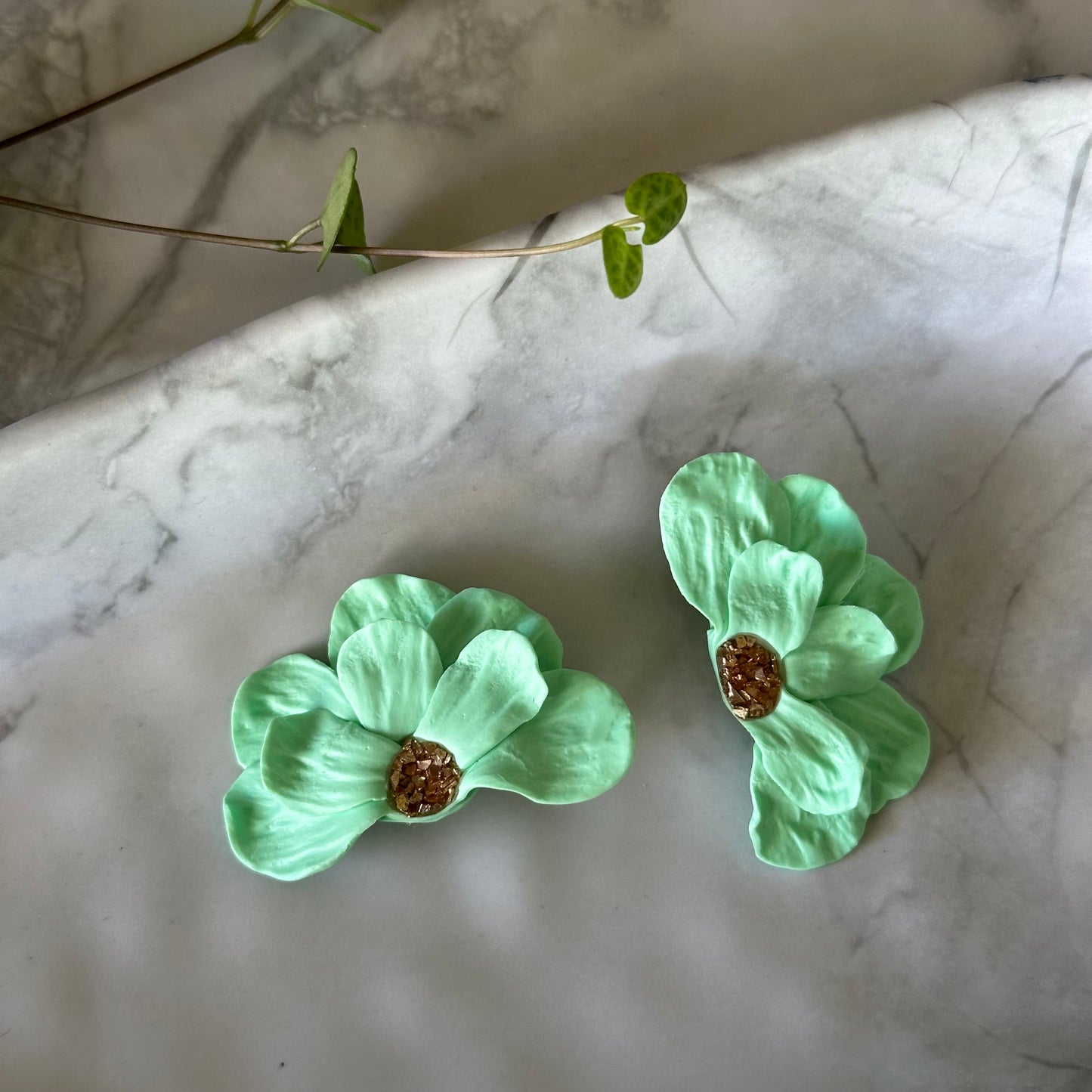 Aros Fran (Verde agua)