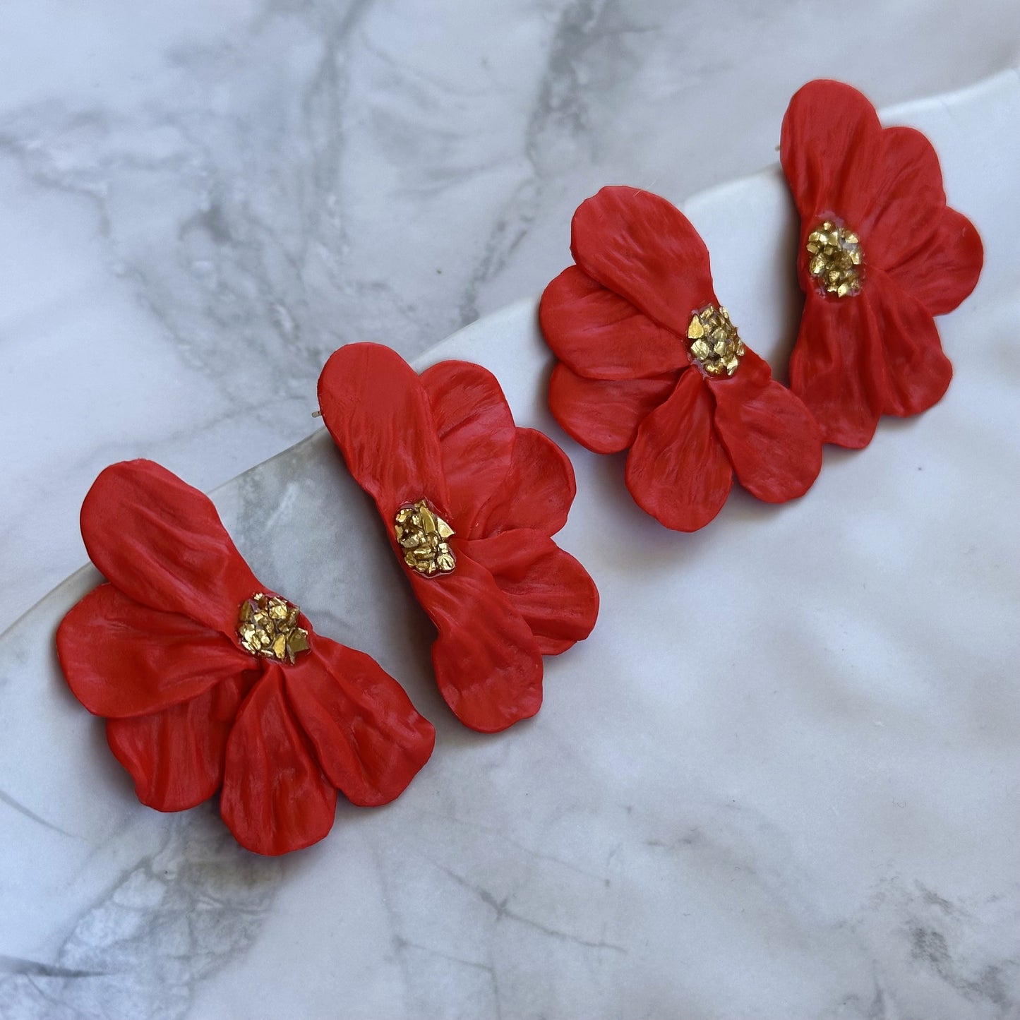 Aros Fran (Rojo-Gold)